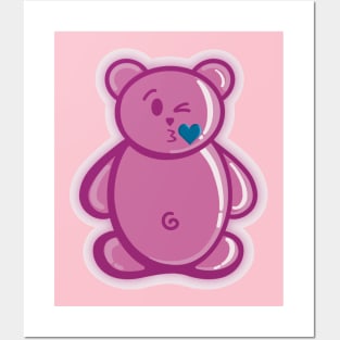 I’m Beary Squishy - Funny Gummy Posters and Art